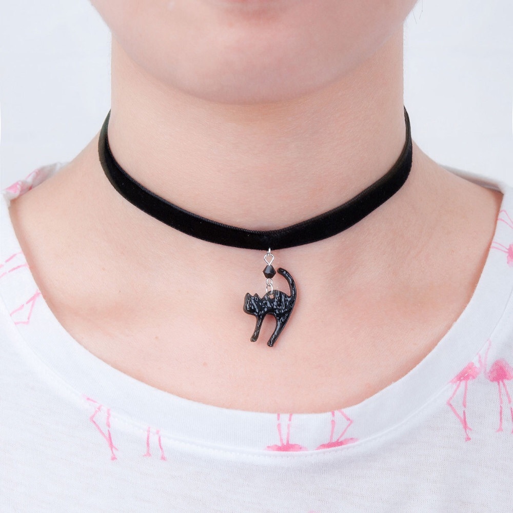 NWT Black Cat Choker